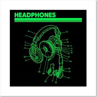 Gamers Headphones Posters and Art